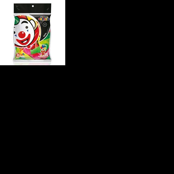 GLOBOS PAYASO NEON 10 BOLSA C50 C.90